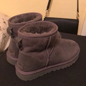 Grey short uggs